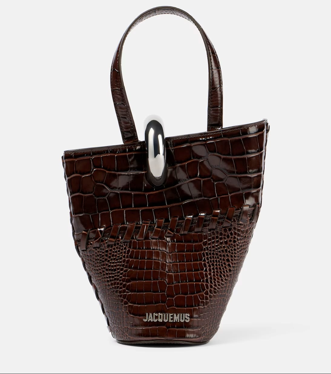 Bambola Small croc-effect leather tote bag, €1120 (approximately P74,099.20), JACQUEMUS, mytheresa.com*